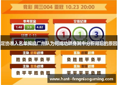 足协准入名单揭晓广州队为何成功跻身其中分析背后的原因